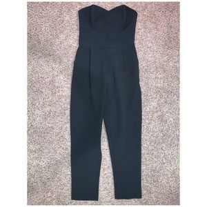 Sweet Heart Bust Strapless Jumpsuit